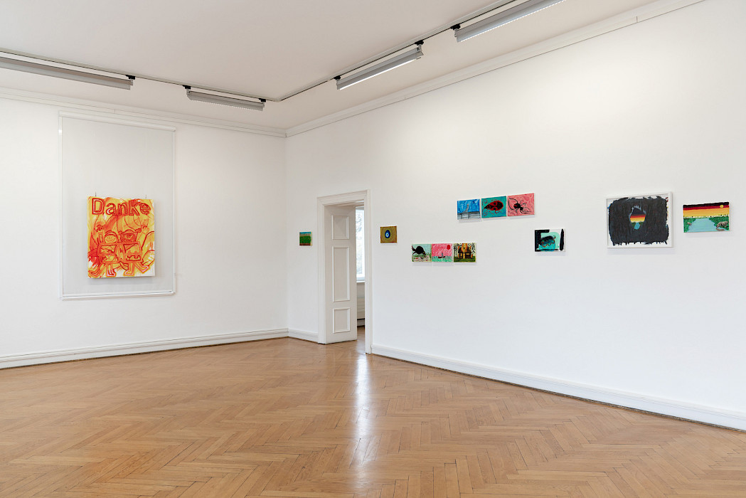 India Nielsen, I’m in the Dark Right Now (Feeling Lost but I Like It), installation view 2023, Kebbel-Villa, Schwandorf