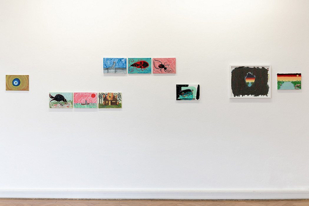 India Nielsen, I’m in the Dark Right Now (Feeling Lost but I Like It), installation view 2023, Kebbel-Villa, Schwandorf