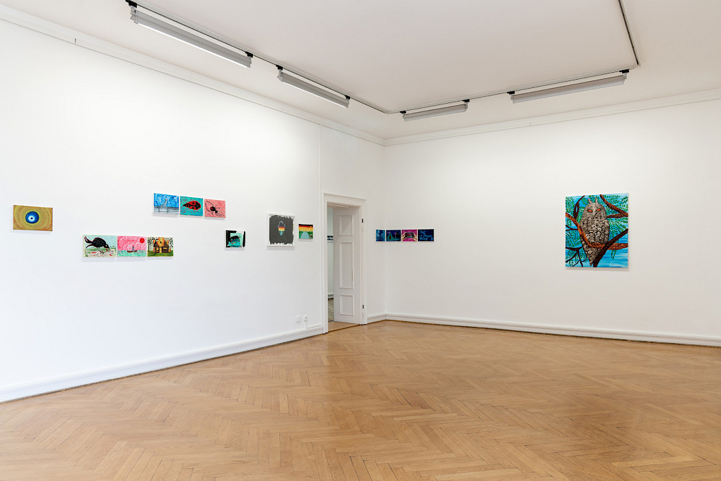 India Nielsen, I’m in the Dark Right Now (Feeling Lost but I Like It), installation view 2023, Kebbel-Villa, Schwandorf