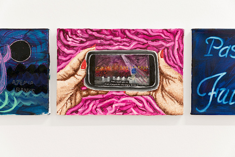 India Nielsen, I’m in the Dark Right Now (Feeling Lost but I Like It), installation view 2023, Kebbel-Villa, Schwandorf