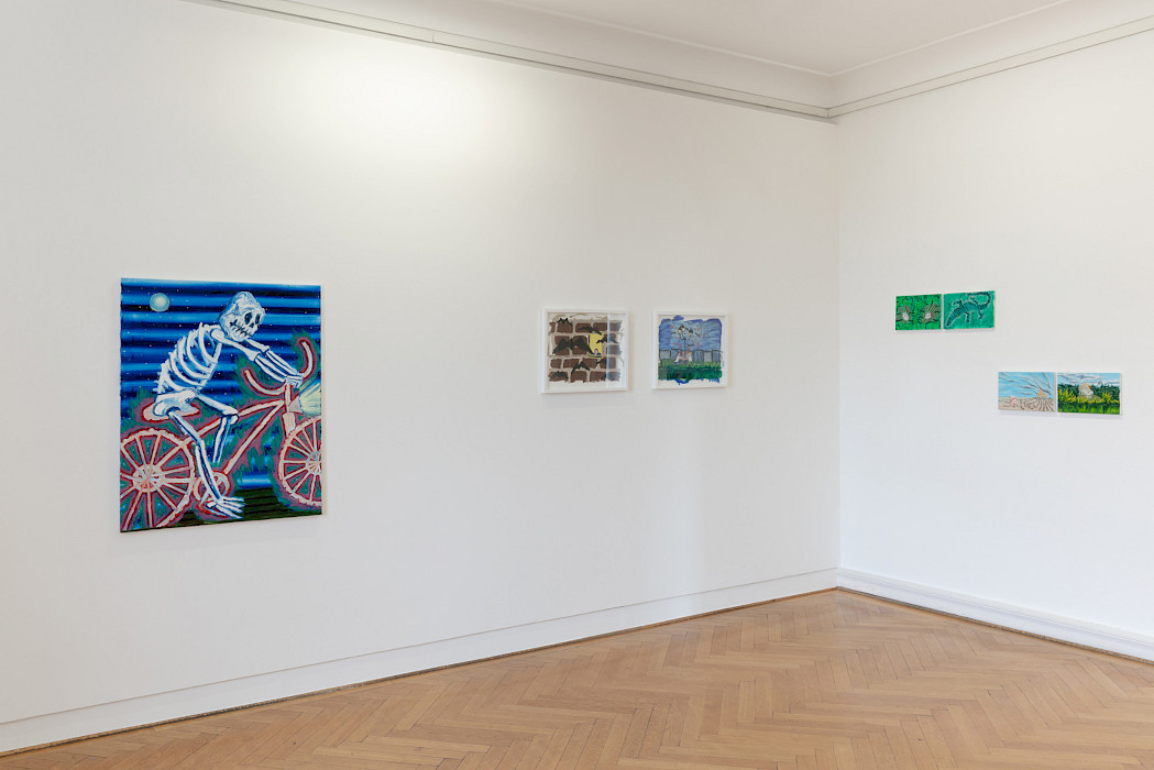 India Nielsen, I’m in the Dark Right Now (Feeling Lost but I Like It), installation view 2023, Kebbel-Villa, Schwandorf