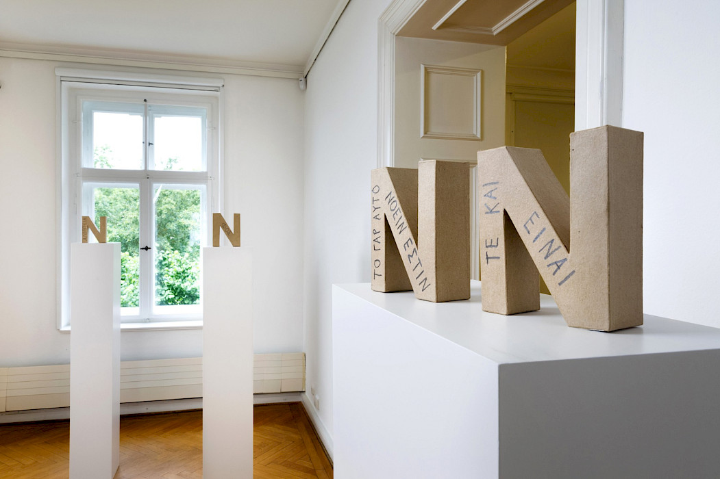 Ausstellungsansicht André Butzer 2023 in der Kebbel-Villa, Schwandorf ©Clemens Mayer