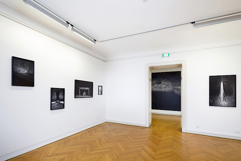 Elena Helfrecht: PLEXUS. Exhibition view Kebbel Villa 2024. Photo: Clemens Mayer