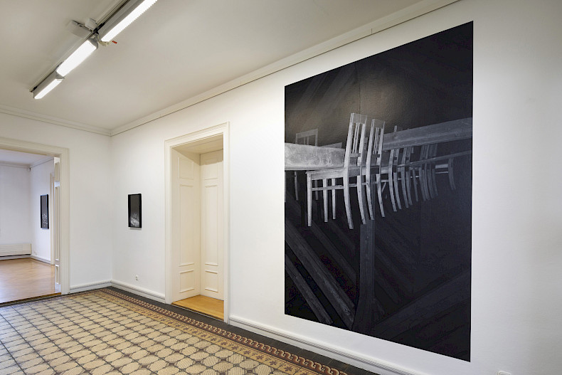 Elena Helfrecht: PLEXUS. Exhibition view Kebbel Villa 2024. Photo: Clemens Mayer