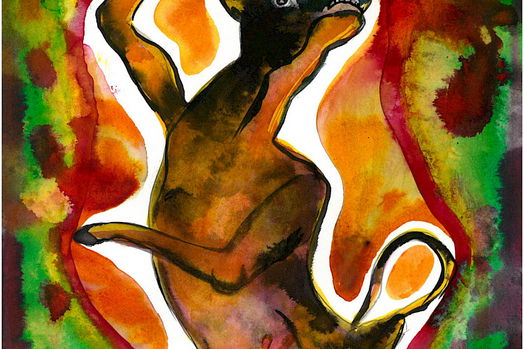 Aquarell von Tom Bieber