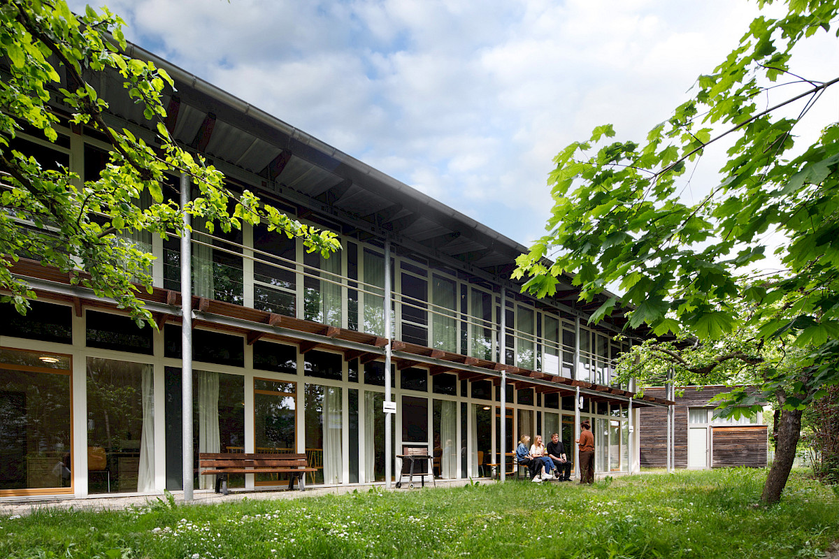 Das Internationale Künstlerhaus auf dem Gelände der Kebbel Villa (Foto: Clemens Mayer)