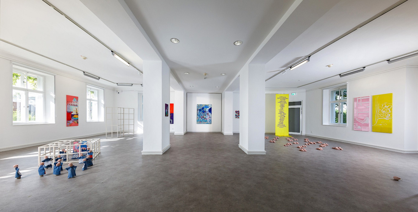 Camille Tsvetoukhine: THE (MU-LU)TANTS, exhibition view 2025, Kebbel Villa, Schwandorf (Photo: Clemens Mayer)