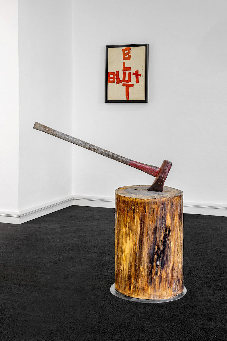NEIN! Boris Lurie and NO!art, Ausstellungsansicht 2026, Kebbel Villa, Schwandorf (Foto: Marcus Rebmann)