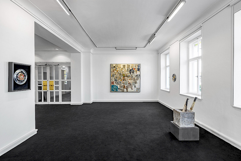 NEIN! Boris Lurie and NO!art, Ausstellungsansicht 2026, Kebbel Villa, Schwandorf (Foto: Marcus Rebmann)