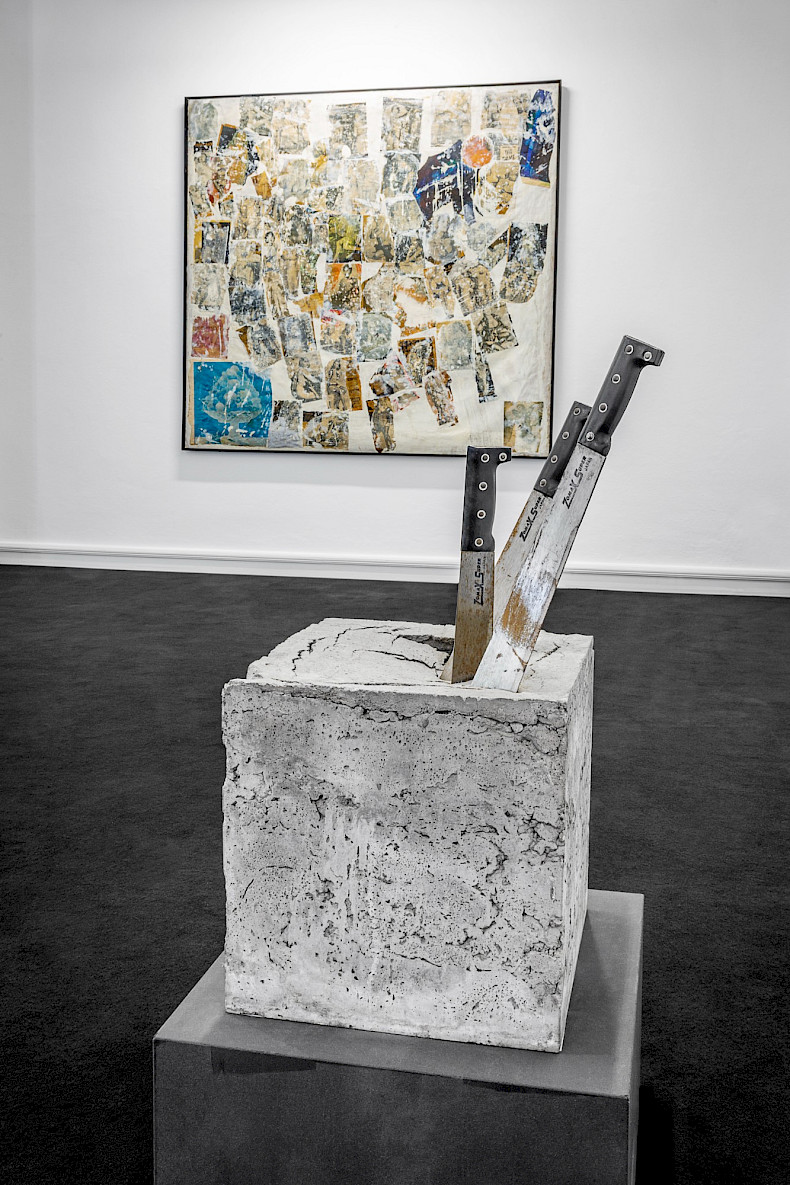 NEIN! Boris Lurie and NO!art, Ausstellungsansicht 2026, Kebbel Villa, Schwandorf (Foto: Marcus Rebmann)