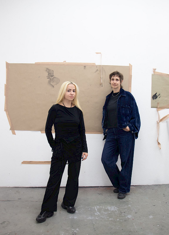 Anzhelika Palyvoda & Agnes Lammert (Foto: Jürgen Dehm | Oberpfälzer Künstlerhaus)
