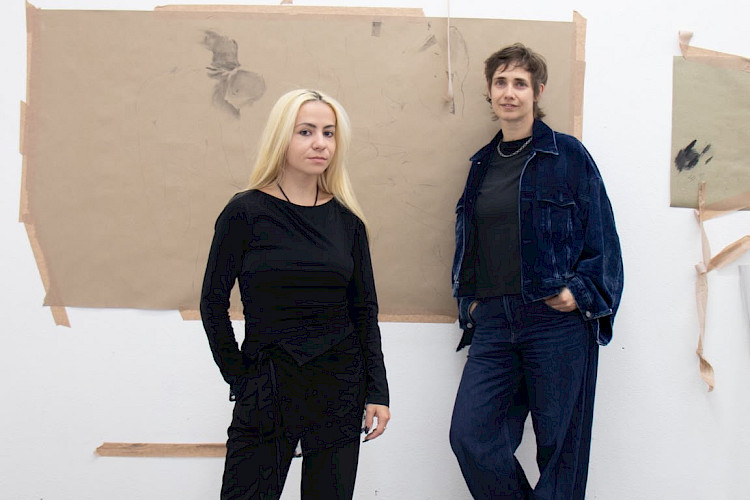 Anzhelika Palyvoda & Agnes Lammert (Foto: Jürgen Dehm | Oberpfälzer Künstlerhaus)